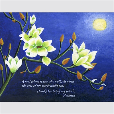 A Real Friend Personalized Fine Art Print - myDaVinci